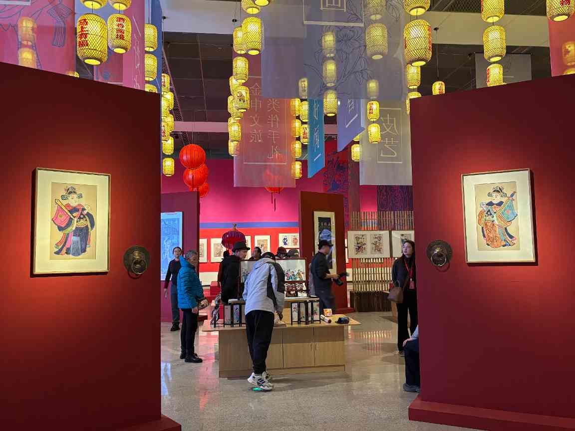 “迎春——绵竹年画中的年俗与新韵”主题展开幕(图3)