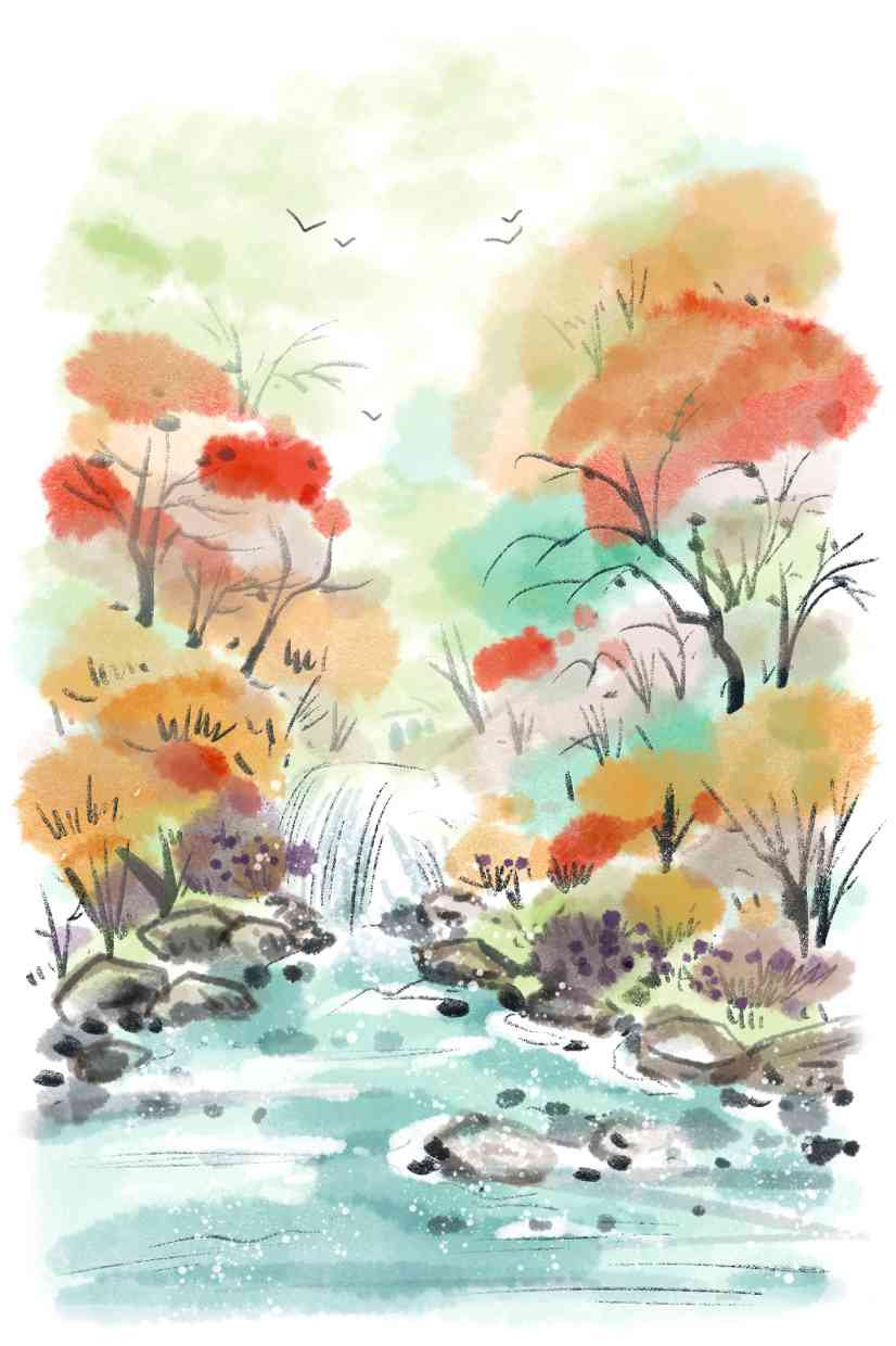 秋行官滩沟(图1)